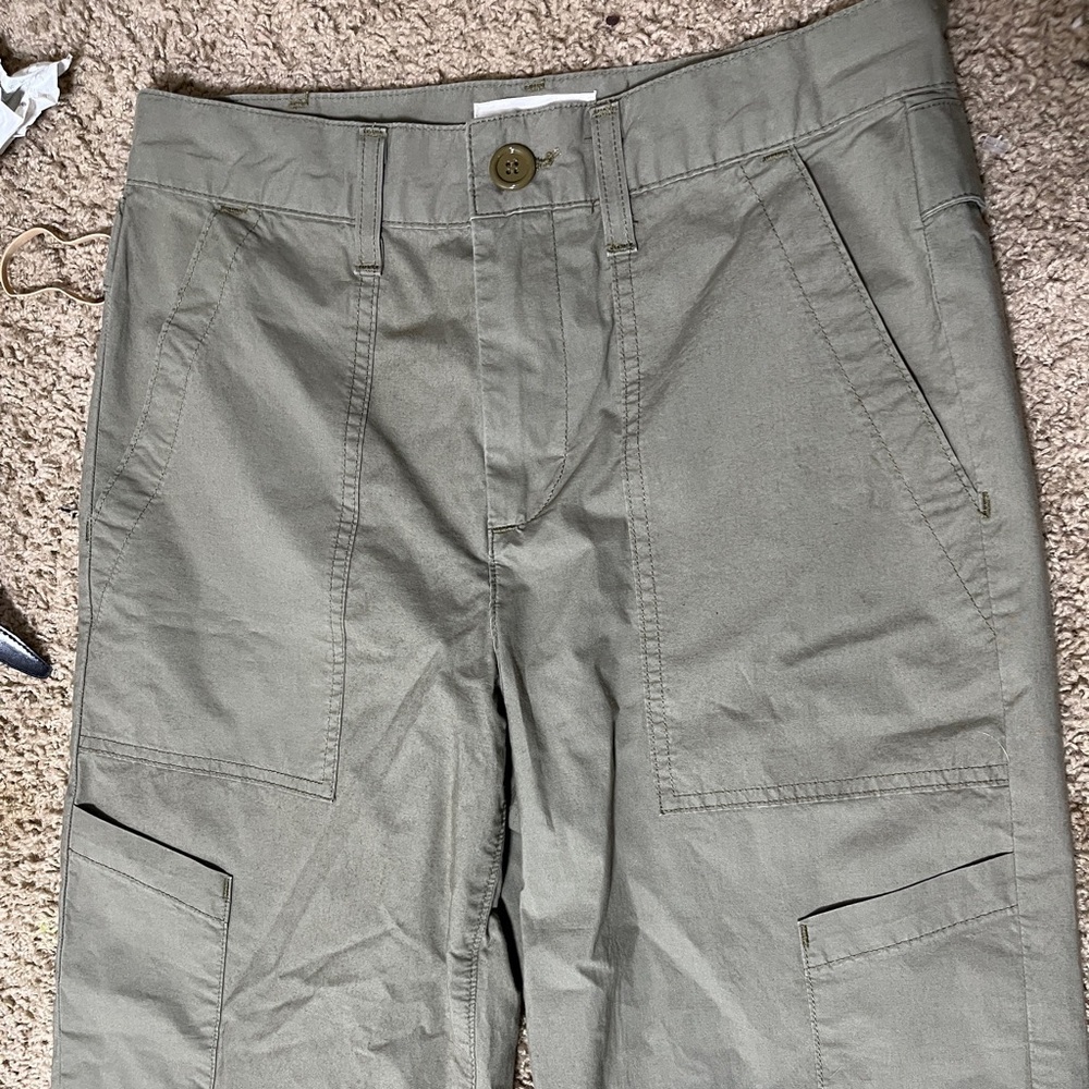 AGOLDE Daria Women's Utility Pant 25 NWOT Duffel Wide Leg Stretch Twill Cropped - Picture 8 of 15